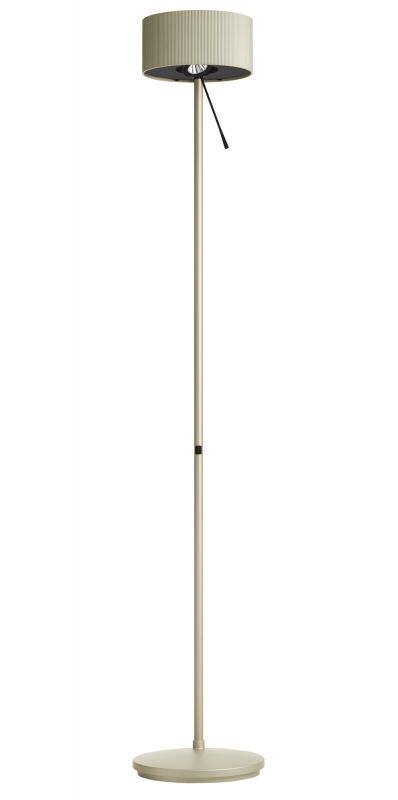 Diogenes LED Stehleuchte Belux Goldgrau